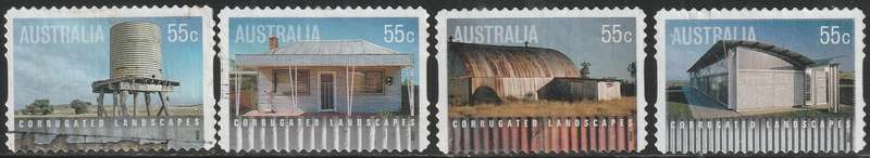 AUSTRALIA 2009 Corrugated Landscapes UNH SG 3258-61