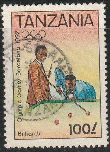 TANZANIA 1992 Olympic Games - Barcelona, Spain VFU SG 1310