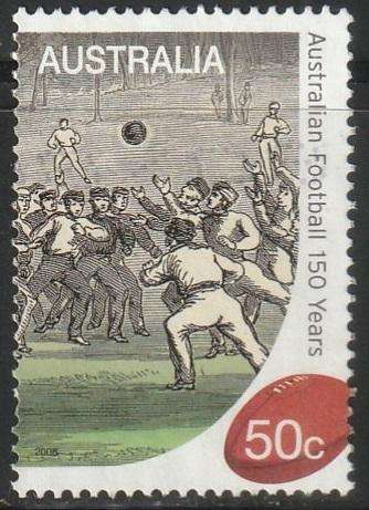 AUSTRALIA 2008 The 150th Anniversary of the Australian Football UNH SG 3027
