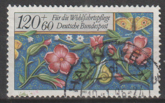 GERMANY 1985 Charity Stamps - Flowers ULH SG 2062