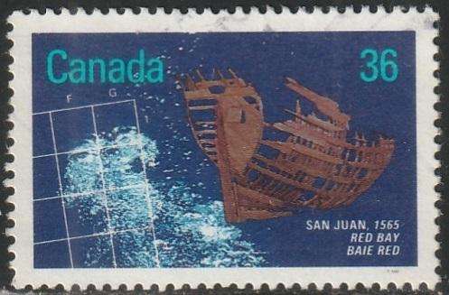 CANADA 1987 Historic Shipwrecks ULH SG 1248
