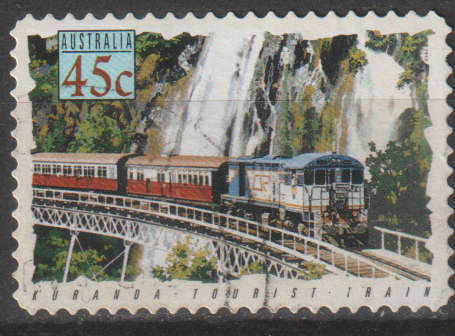 AUSTRALIA 1993 Popular Trains - Self-Adhesive ULH SG 1415