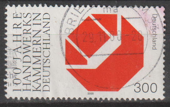 GERMANY 2000 The 100th Anniversary of the Craft Guild ULH SG 2973