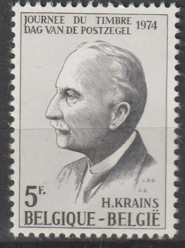 BELGIUM 1974 Day of the Stamp UMM SG 2349