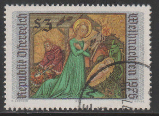 AUSTRIA 1976 Christmas UNH SG 1772