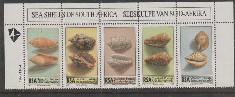 SOUTH AFRICA 1995 Sea Shells UMM SACC 924-8