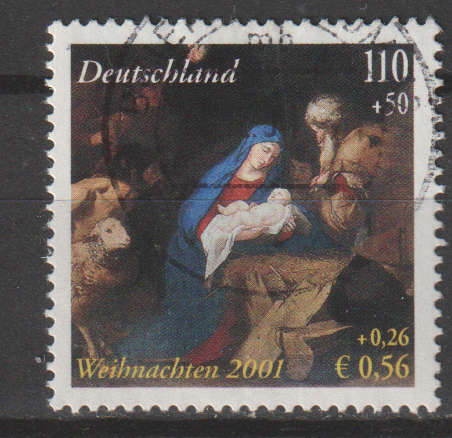 GERMANY 2001 Christmas stamps ULH SG 3083
