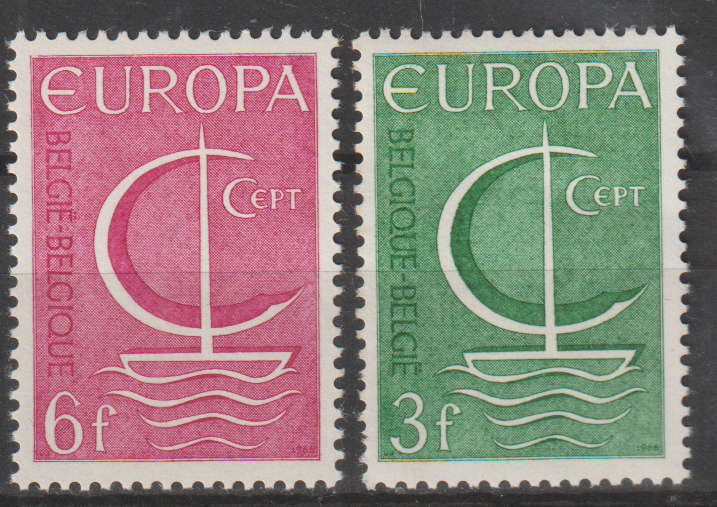 BELGIUM 1966 EUROPA Stamps UMM SG 1989/90