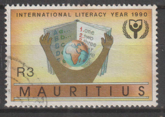 MAURITIUS 1990 International Literacy Year ULH SG 847