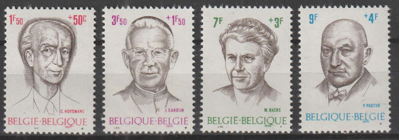 BELGIUM 1970 Culture UMM SG 2173-6