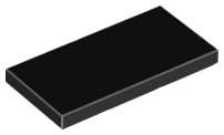 LEGO USED Tile 2 x 4 BLACK
