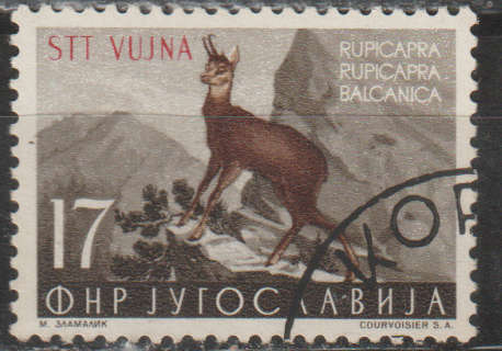 YUGOSLAVIA  1954 Local Fauna ULH  SG 769