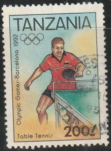 TANZANIA 1992 Olympic Games - Barcelona, Spain VFU SG 1311