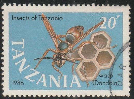 TANZANIA 1987 Insects VFU SG 525