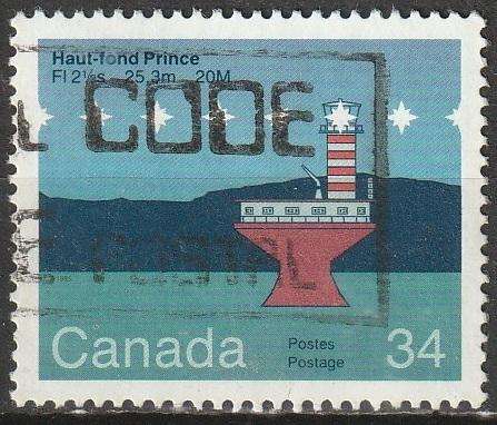 CANADA 1985 Canadian Lighthouses ULH SG 1178