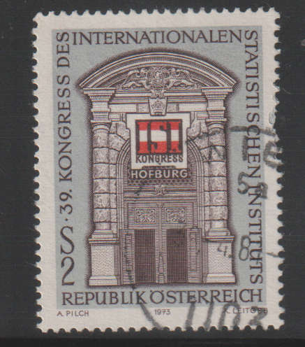 AUSTRIA 1973 The 39th Convention of the International Institute of Statistics UNH SG 1665