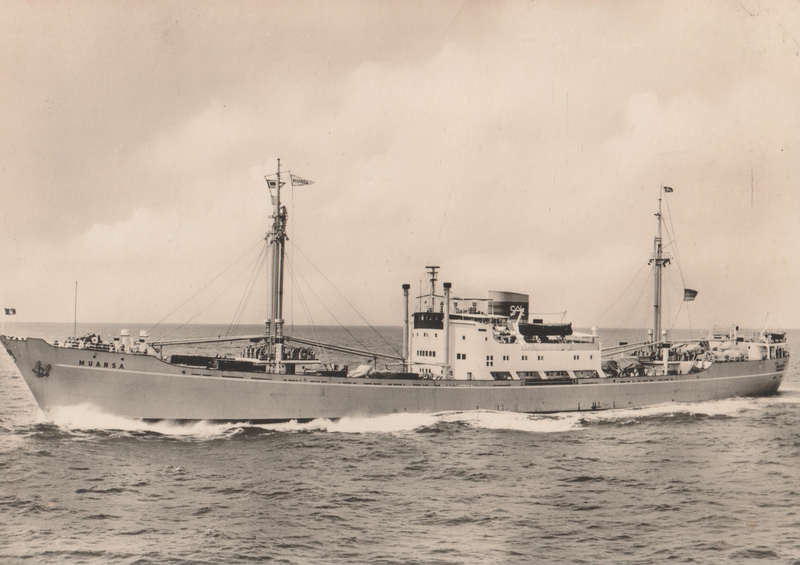 SHIPS OF THE WORLD POST CARDS MUANSA