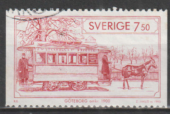 SWEDEN 1995 Trams ULH SG 1813