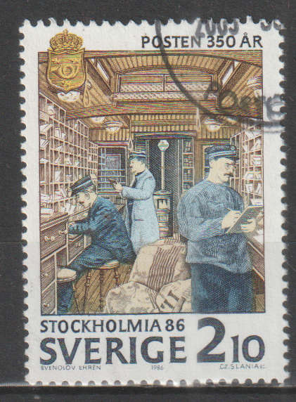 SWEDEN 1986 International Stamp Exhibition "STOCKHOLMIA '86" - Stockholm, Sweden ULH SG 1310