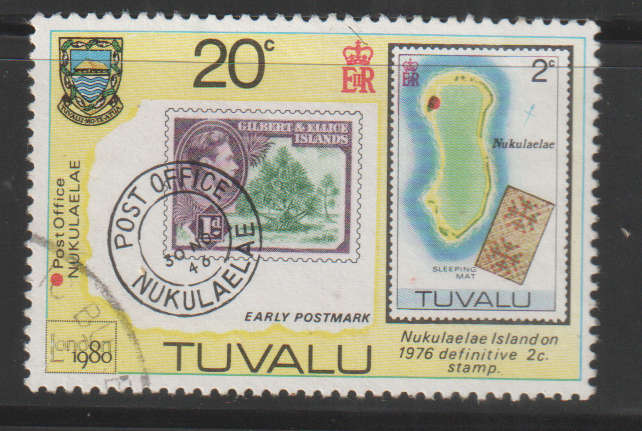THEMATIC STAMPS ON STAMPS TUVALU UNH