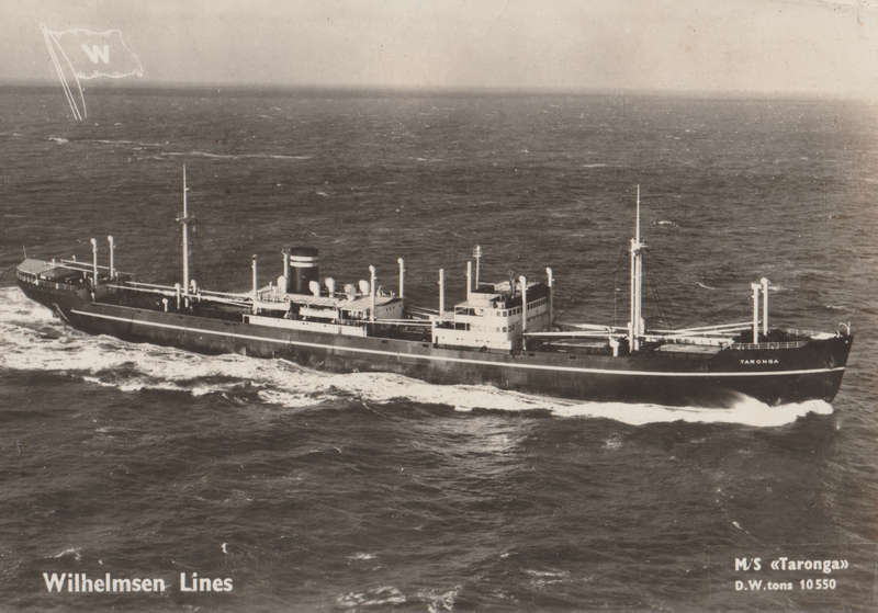 SHIPS OF THE WORLD POST CARDS MS TARONGA