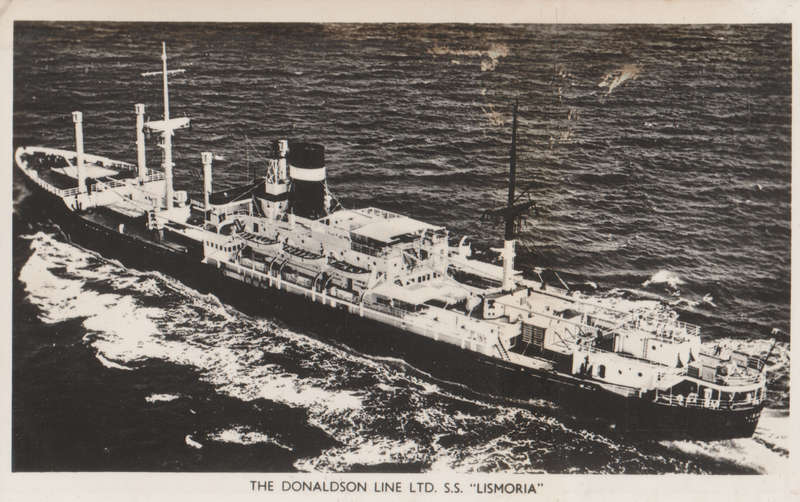 MINT REAL PHOTO POST CARD THE DONALDSON LINE LTD SS LISMORIA