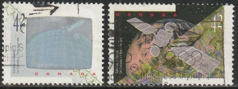 CANADA 1992 Canadian Space Programme ULH SG 1514/5
