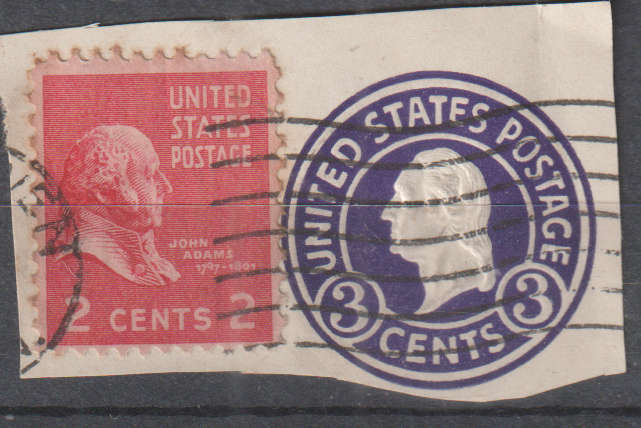USA POSTAL ENBOSED STATIONERY WITH STAMP