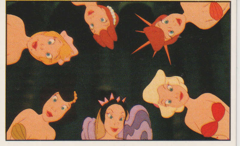 PANINI COLLECTABLE STICKERS THA LITTLE MERMAID #16