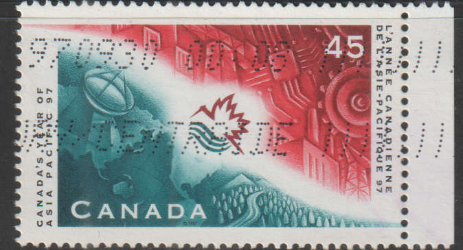 CANADA 1997 Canada's Year of Asia Pacific ULH SG 1745