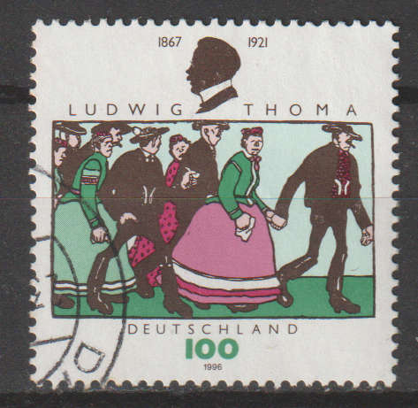 GERMANY 1996 The 50th Anniversary of the Death of Ludwig Thomas ULH SG 2727