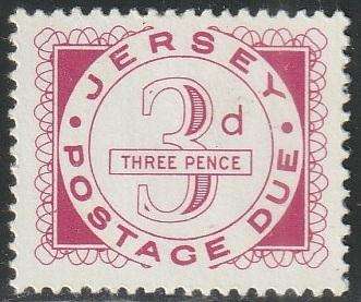 JERSEY POSTAGE DUE UMM