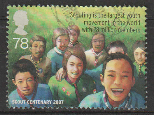 GB 2007 EUROPA Stamps - The 100th Anniversary of Scouting ULH SG 2763