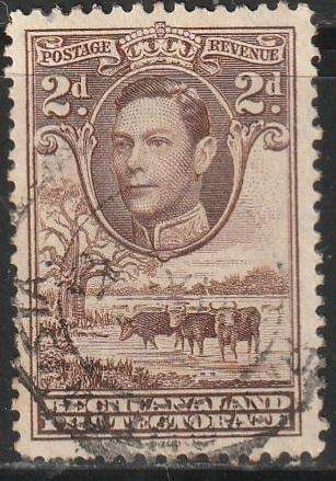 BECHUANALAND 1938 -1944 King George VI and Landscape ULH SG 121