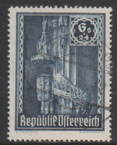 AUSTRIA 1946 The Re-construction of St. Stephans Church ULH SG 994