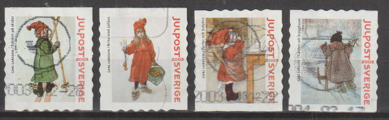 SWEDEN 2003 Merry Christmas ULH SG 2300-3