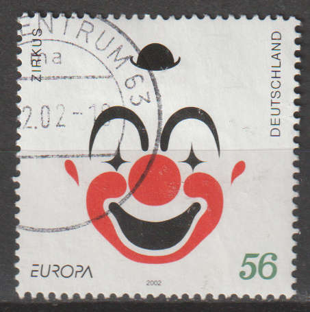 GERMANY 2002 EUROPA Stamps - The Circus ULH SG 3111