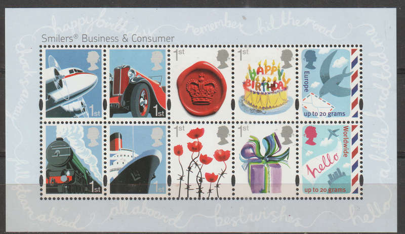 GB 2010 Greetings Stamps UMM SG 3024