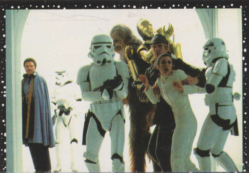 PANINI STAR WARS COLLECTABLE STICKER #100