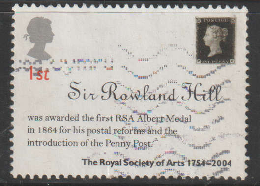 ENGLAND 2004 The 250th Anniversary of the Royal Society of Arts ULH SG 2473