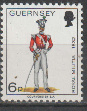 GUERNSEY 1974 Military Uniforms UMM SG 107