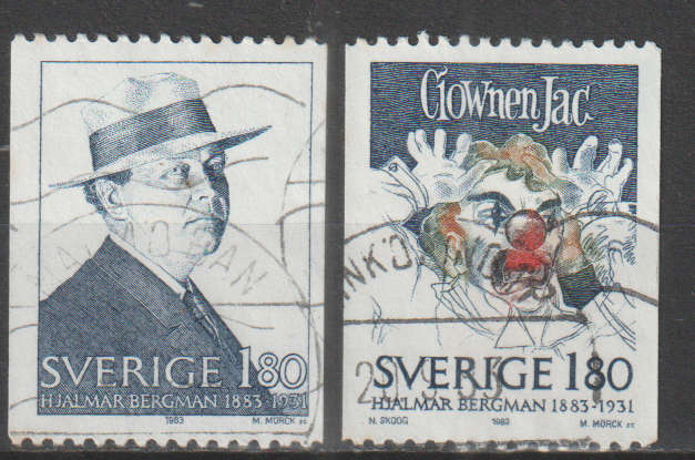 SWEDEN 1983 Hjalmar Bergman ULH SG 1166/7