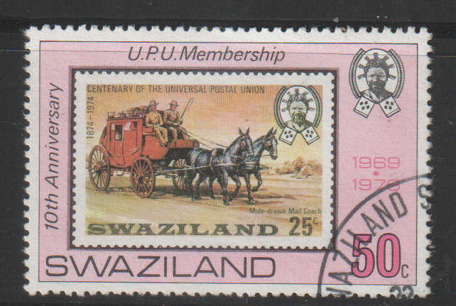 THEMATIC STAMPS ON STAMPS SWAZILAND UNH