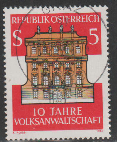 AUSTRIA 1987 The 10th Anniversary of the Public Defender UNH SG 2134