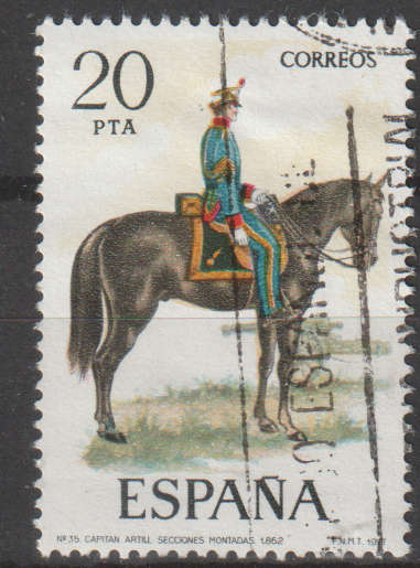 SPAIN 1977 Military Uniforms UNH SG 2445