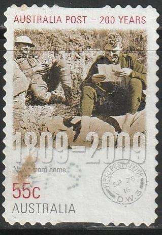 AUSTRALIA 2009 The 200th Anniversary of the Australian Post UNH SG 3161