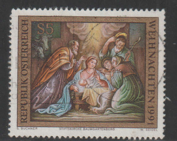 AUSTRIA 1991 Christmas UNH SG 2280