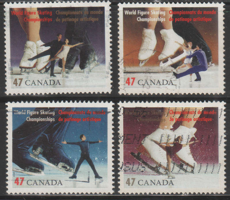 CANADA 2001 World Figure Skating Championships, Vancouver ULH SG 2068-71