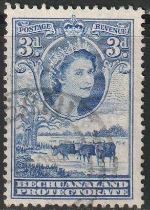 BECHUANALAND 1955 -1958 Queen Elizabeth II ULH SG 146