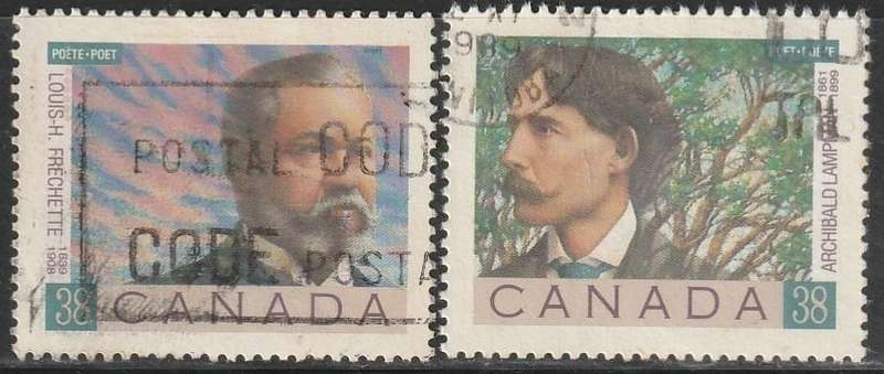 CANADA 1989 Canadian Poets ULH SG 1329/30